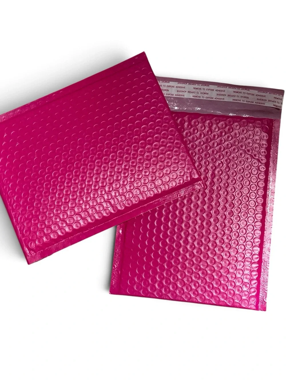 10 Vibrant Pink Bubble Mailers & 10 Stickers– Protective Gift&Shipping Envelopes